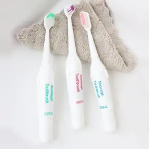 Sikat Gigi Elektrik Bulu Lembut Dengan 3 Kepala Sikat - sikat eletrik