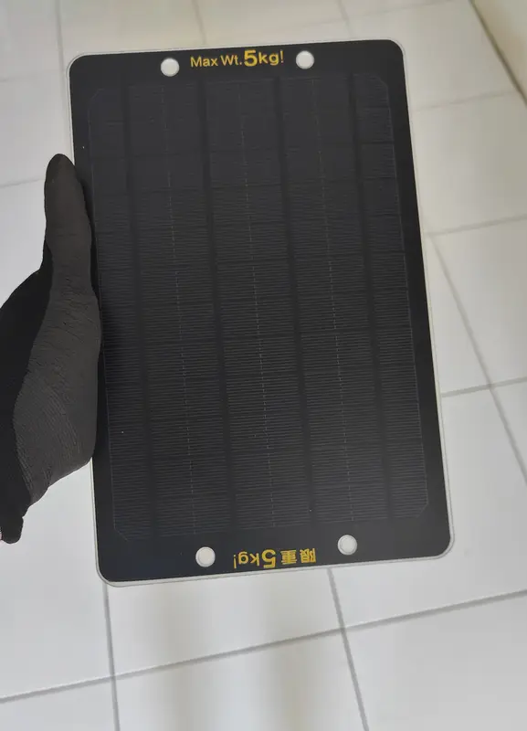 panel surya mini solar cell 5V 6V 6W 270 X 175mm Epoxy 0