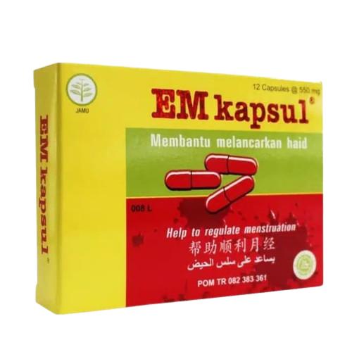 EM KAPSUL(MELANCARKAN HAID)12'S