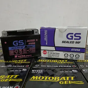 Aki/baterai GS astra original GTZ5S 12v-3.5ah, beat, vario, scoopy,