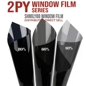 Kaca Film Riben - hitam 80% / Nano Ceramic Anti UV / Anti Panas
