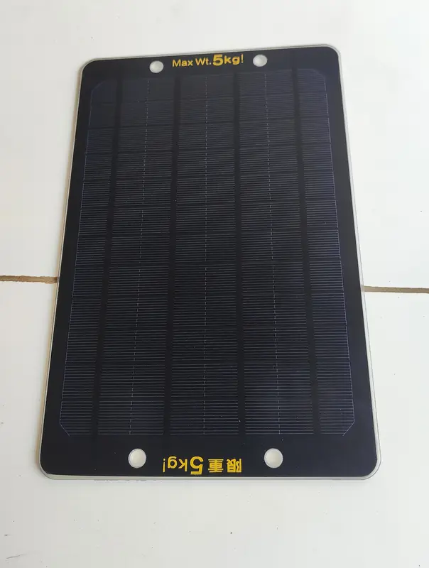 panel surya mini solar cell 5V 6V 6W 270 X 175mm Epoxy 3