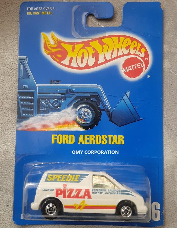 Gambar Hot Wheels Hotwheels Ford Aerostar aero star putih white base besi sip dari Omy Corporation Kota Magelang Tokopedia