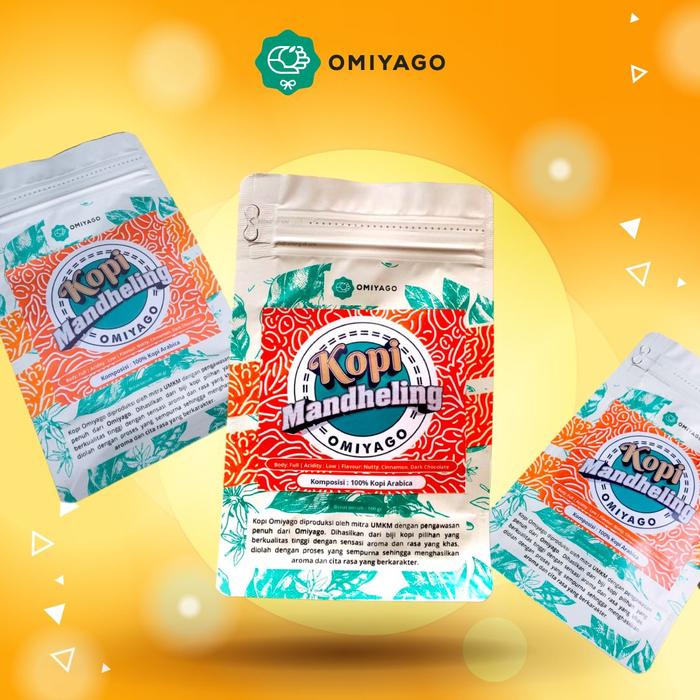 Gambar Kopi Bubuk Arabika King Mandheling Omiyago - 100 gr dari Omiyago Kota Administrasi Jakarta Barat Tokopedia