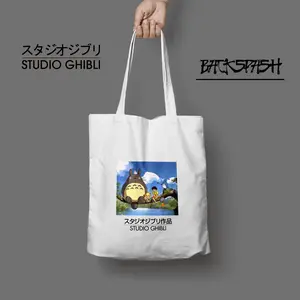 Tas Totebag Anime Studio Ghibli Custom Pria Wanita - STUDIO GHIBLI TPC