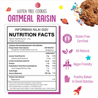 Gambar Paket Nola Gluten Free Oatmeal Raisin Cookies 1 Box Isi 15 Pcs dari VERLINOLA Kota Administrasi Jakarta Selatan 3 Tokopedia