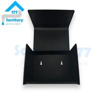 Gambar Tempat tisu stainless HITAM K22BL-Rak tissue Lembaran tembok Black dari imey177 Kota Administrasi Jakarta Barat 3 Tokopedia