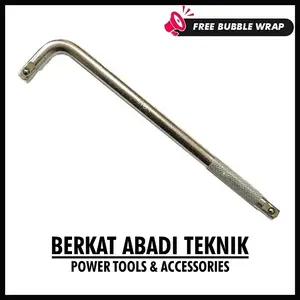 HDT Gagang Kunci Mata Shock L 1/2 Inch DR x 12" Stang Sok Handle Sock