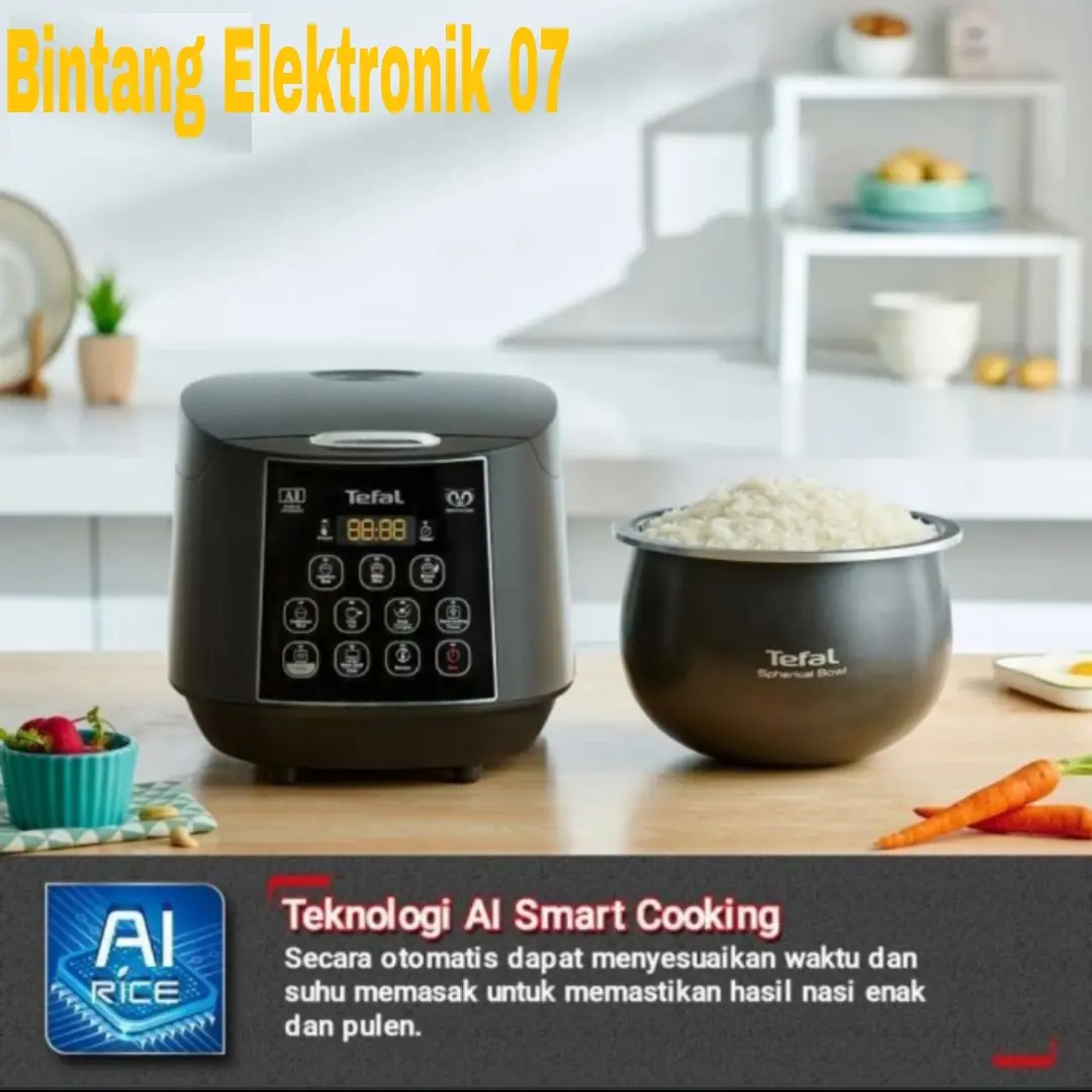 TEFAL Rice Cooker 1.8 Liter Tefal Easy Rice Plus RK736B