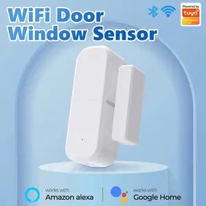 SMATRUL Door Window Sensor Pintar Pintu Jendela Tuya Smart WiFi Door Open Closed Detectors App Notification Alert security alarm support Alexa Google Home | 2.022.0359 | MC005-W-WIF-BLU