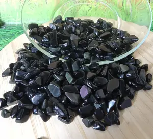 Natural Rainbow Colour Full Obsidian Chips 7-9 mm paket 100 grams