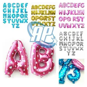 Balon foil huruf murah / balon foil abjad murah / balon nama