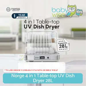 Norge 4 in 1 Table-top UV Dish Dryer 28L - Sterilizer