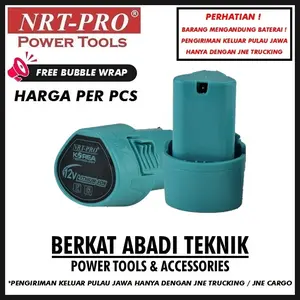 NRT-PRO Baterai Mesin Bor Cordless Drill 12 V 12V DC330 DC 330
