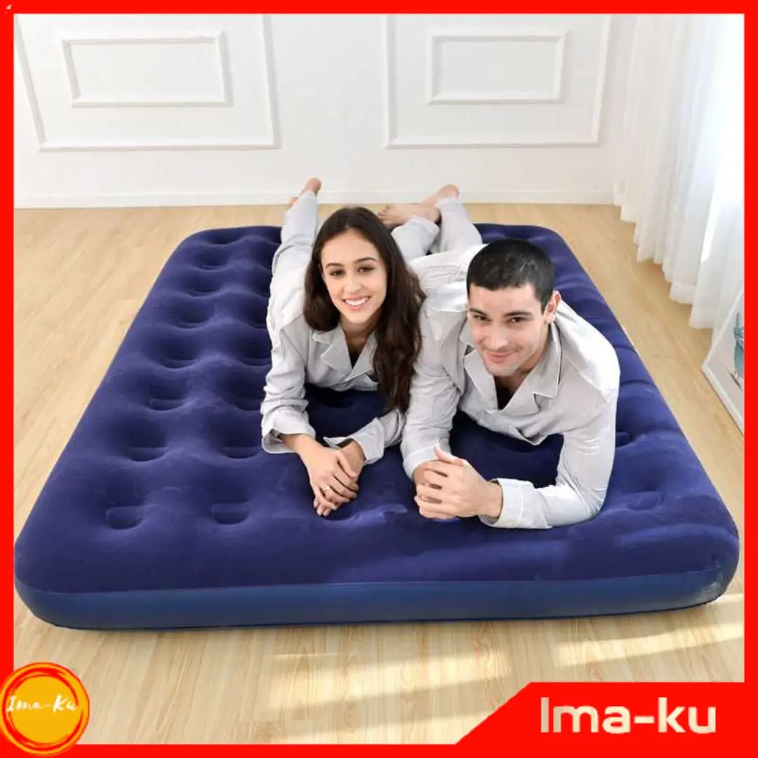 Kasur Matras Angin Tiup Lipat Portable Traveling Camping