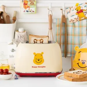 Double Bread Toaster Winnie the Pooh Pemanggang Roti Panggang 2 Toast