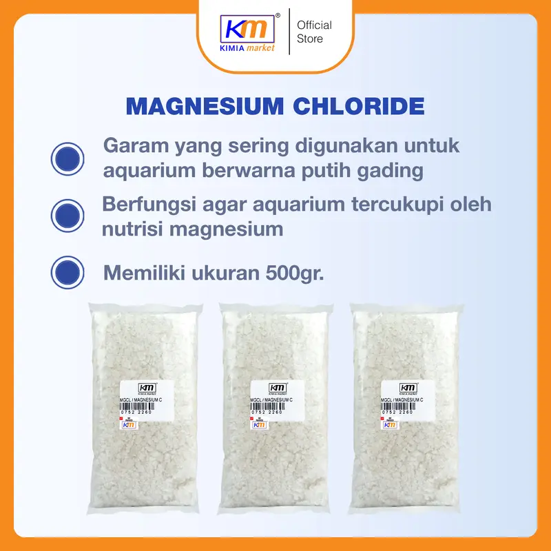 Magnesium Chloride / Garam untuk Aquarium laut 1