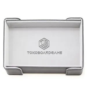 Premium Thick Dice Tray Pu Leather - Board Game Accecories