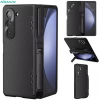 Gambar Nillkin Camshield Leather Pen Slot Case Samsung Galaxy Z Fold 5 - for Samsung Galaxy Z Fold5 5G - Casing with Pencil Slot Stand Kickstand Cover Shock Proof dari Logay Acc Kota Bandung 1 Tokopedia