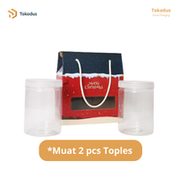 Gambar FREE Hangtag Kardus Box Hampers Kue Kering Natal 18,5 x 10 x 14cm Toples Silinder 600ml isi 2-Tokodus Bandung dari Tokodus TKI Kab. Bandung 4 Tokopedia