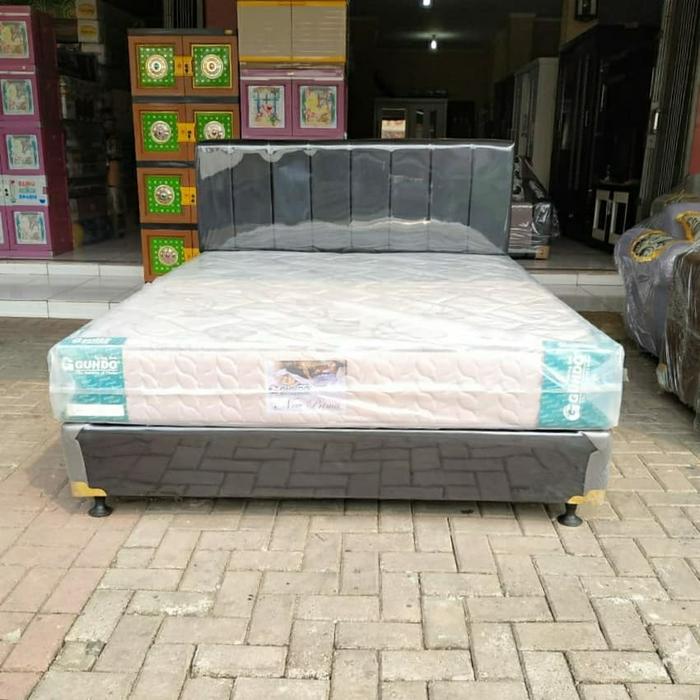 Gambar Kasur Spring Bed Guhdo New Prima + Divan ukuran 160 1 Set dari lini mebel Kota Tangerang Selatan Tokopedia