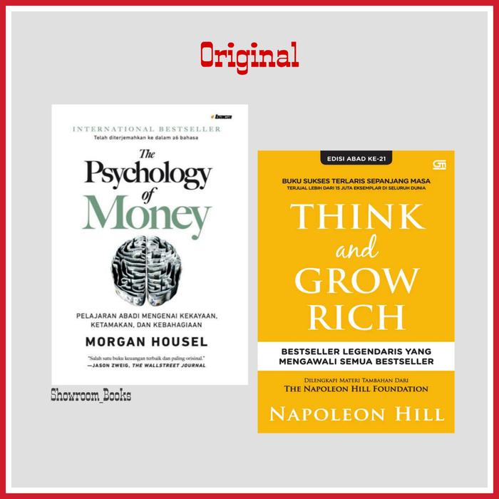 Jual Buku Think And Grow Rich & The Psychology Of Money by Napoleon ...