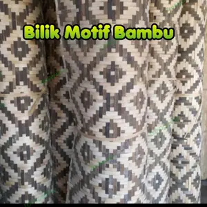 BILIK BAMBU MOTIF NATURAL UKURAN 2mx3m