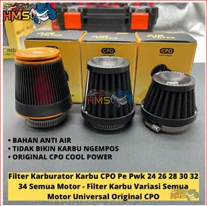 Filter Saringan Udara Karbu CPO Pe Pwk 24 26 28 30 32 34 Pnp Universal
