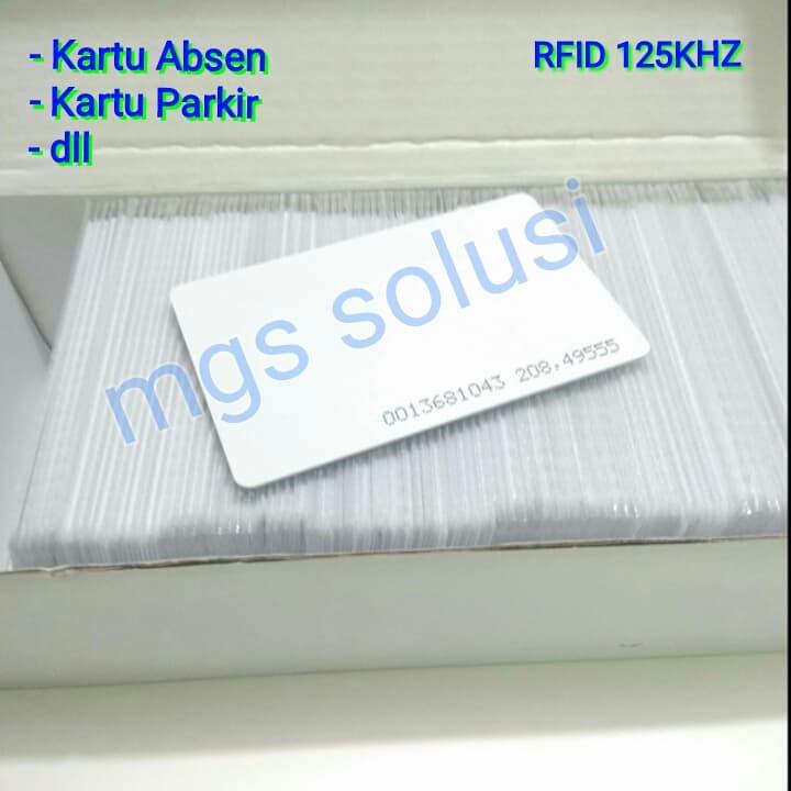 Kartu Rfid 125khz - Kartu Proximity - ID card 125 khz-kartu absen ...