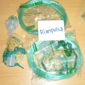 Masker Nebulizer Selang Mesin Uap Cair Mask Bayi Balita Anak Dewasa