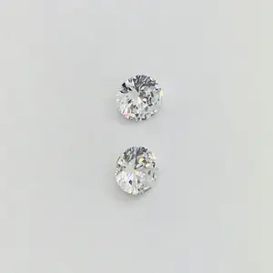 Batu Permata Zircon Cubic Zirconia Star AAA 10 mm White Round