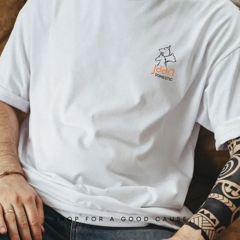 Tshirt JAAN - I SUPPORT #ANIMALWELFARE 1