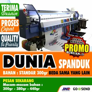 SPANDUK BANNER MEDIA PROMOTION CUSTOM