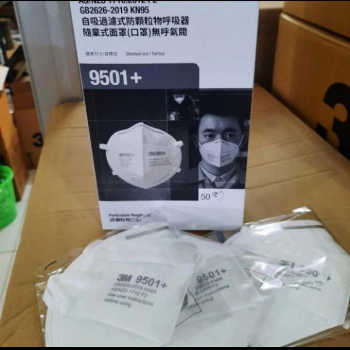 Masker 3M earloop 1 box isi 1 pcs - Masker telinga 3M