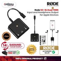 Gambar Rode SC-6L Dual TRRS Input and Headphone Output For iOS Devices dari Galaxy Camera Kota Tangerang 1 Tokopedia
