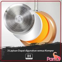 Gambar PARIM Cookware Wajan Fry Pan 26cm Wajan Teflon Fry Pan Ceramic Coating dari Parim Official Store Kota Tangerang 5 Tokopedia