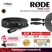 Gambar Rode XLR3M  XLR Male to Female Cable Kabel Audio XLR-3M Original - Biru dari Galaxy Camera Kota Tangerang 1 Tokopedia