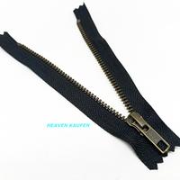Gambar YKK Resleting Zipper 12,5 cm Atau 5 inch ATG Bakar Kode SK Gigi Besi Close-End Kain Hitam Rel & Kepala ATG Bakar dari Heaven Kaufen Kota Malang 3 Tokopedia