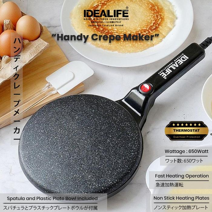 Gambar IDEALIFE - Handy Crepe Maker - Pembuat Crepe IL-205s dari IDEALIFE Outlet Jakarta Utara Tokopedia