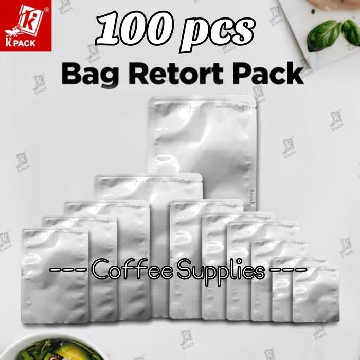 Jual Kpack RETORT BAG PACK 100pcs kantong presto kemasan alu retot ...