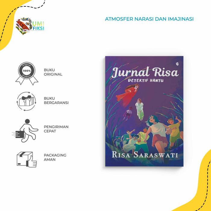 Gambar Buku Novel Detektif Hantu - Jurnal Risa - Bukune - Bumi Fiksi dari bumifiksijakarta Jakarta Selatan Tokopedia