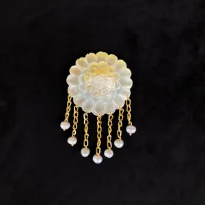Mother of Pearl Brooch Sumbing Bros Kebaya by Kharisma Kerang