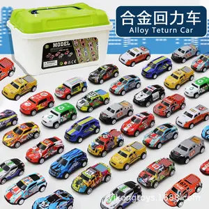 (Kombo 30pcs + Box ) mainan mobil anak mini bahan besi pullback Alloy