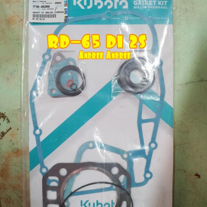 Gambar Paking Set Gasket Kit Major Overhaul Kubota RD-55 RD-65 DIS - Original dari Andree Andree Jewelry Kota Medan Tokopedia