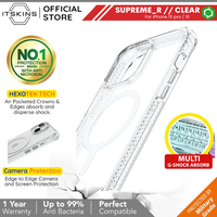 Gambar Case iPhone 15 Pro / 15 - ITSKINS Supreme R CLEAR Casing Magsafe - ClearMagsafe, iPhone 15 Pro dari ITSKINS Official Store Kota Administrasi Jakarta Pusat 1 Tokopedia