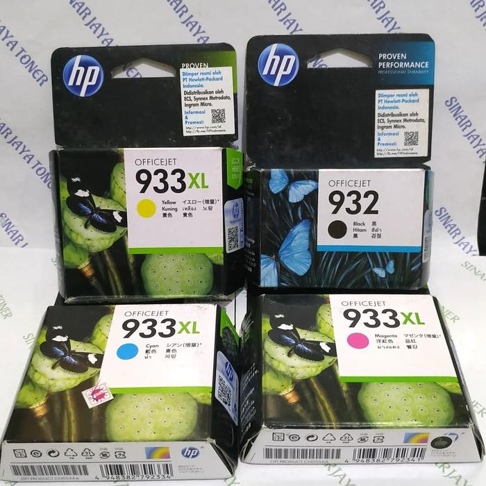 Gambar PAKET TINTA HP 932+933 XL (B.M.C.Y) ORIGINAL dari Sinar Jaya Toner Kota Tangerang Tokopedia