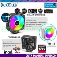 Gambar PCCooler PALADIN EX400 Black I White I ARGB I SRGB - Air CPU Cooler - White ARGB dari Duta Mandiri Infokom Kota Administrasi Jakarta Pusat 1 Tokopedia