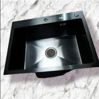 Kitchen Sink 6045 black / Bak Cuci Piring 1 Lubang Hitam 5