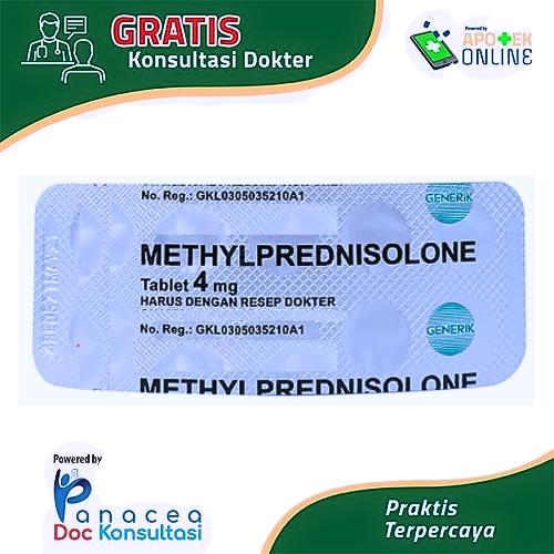 METHYLPREDNISOLONE 4 MG PROMED  BLISTER 10 TABLET