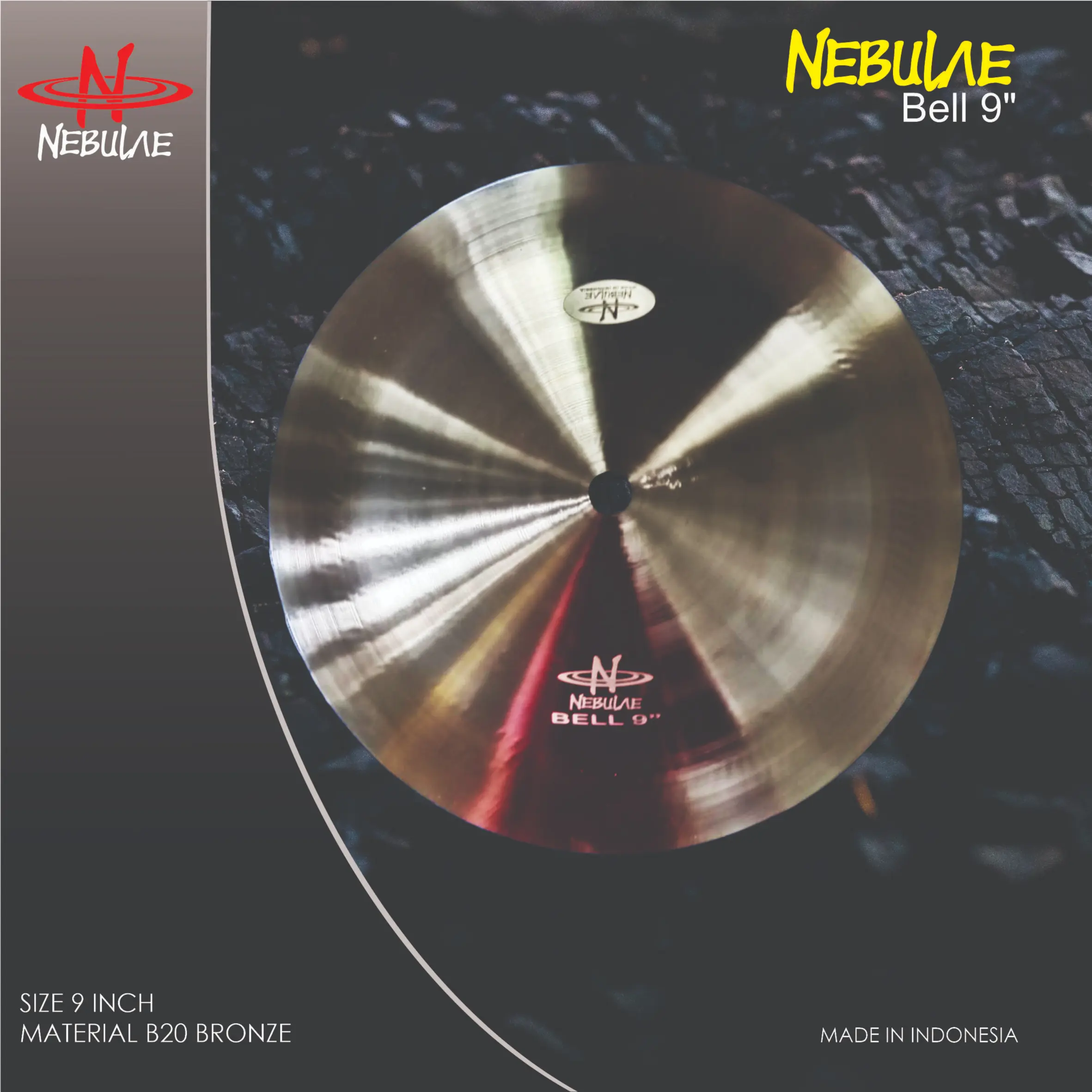 Nebulae Cymbals Bell 9" Brilliant Finish
